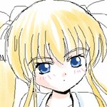 Rating: Safe Score: 0 Tags: 1girl bangs blonde_hair blue_eyes blush choker eyebrows_visible_through_hair face hair_between_eyes image long_hair looking_at_viewer portrait shinku solo User: admin