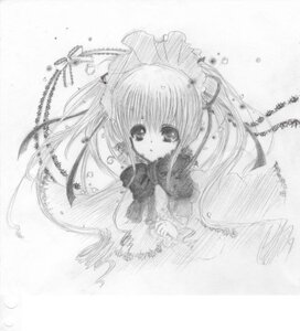 Rating: Safe Score: 0 Tags: 1girl blush dress image long_hair looking_at_viewer monochrome shinku solo striped twintails upper_body User: admin