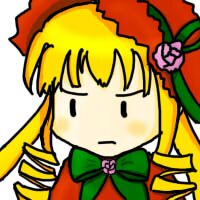 Rating: Safe Score: 0 Tags: 1girl blonde_hair bow bowtie drill_hair hat image jacket long_sleeves shinku simple_background solo text_focus twin_drills white_background User: admin