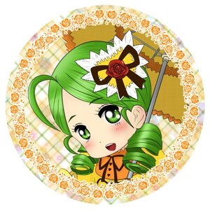Rating: Safe Score: 0 Tags: 1girl ahoge blush drill_hair flower green_eyes green_hair hair_ornament hat image kanaria open_mouth red_rose rose smile solo twin_drills yellow_flower yellow_rose User: admin