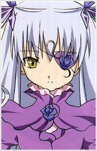 Rating: Safe Score: 0 Tags: 1girl barasuishou blue_flower blue_rose closed_mouth dress flower frills hair_ribbon image long_hair long_sleeves looking_at_viewer purple_dress purple_flower purple_rose ribbon rose silver_hair simple_background solo upper_body white_background yellow_eyes User: admin