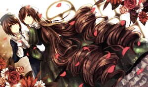 Rating: Safe Score: 0 Tags: 2girls brown_hair commentary_request dress drill_hair dutch_angle flower frills green_eyes hat head_scarf holding_hands image long_hair long_sleeves looking_back multiple_girls pair petals red_flower red_rose rose rose_petals rozen_maiden short_hair siblings sisters souseiseki suiseiseki twin_drills twins twintails very_long_hair z-epto_(chat-noir86) User: admin