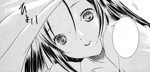 Rating: Safe Score: 0 Tags: 1girl close-up face greyscale hat human image kakizaki_megu long_hair looking_at_viewer monochrome smile solo User: admin