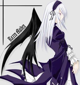 Rating: Safe Score: 0 Tags: 1girl auto_tagged black_wings dress frilled_sleeves frills hairband image juliet_sleeves lolita_fashion lolita_hairband long_hair long_sleeves looking_at_viewer pink_eyes puffy_sleeves ribbon silver_hair solo suigintou very_long_hair wings User: admin