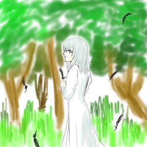 Rating: Safe Score: 0 Tags: 1girl artist_name bangs blurry blurry_background blurry_foreground bug butterfly closed_mouth day depth_of_field dress feathers from_side grass image insect itsumi_erika long_hair long_sleeves motion_blur outdoors signature solo standing suigintou white_dress User: admin