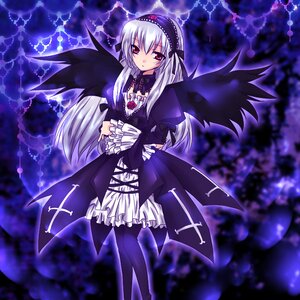 Rating: Safe Score: 0 Tags: 1girl black_dress black_wings detached_collar dress frills full_body hairband image long_hair long_sleeves looking_at_viewer red_eyes silver_hair solo standing suigintou wings User: admin