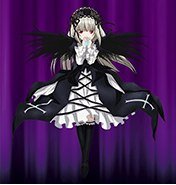 Rating: Safe Score: 0 Tags: 1girl black_wings dress frills image long_hair long_sleeves looking_at_viewer mosaic_censoring pixel_art purple_background purple_flower red_eyes solo suigintou wings User: admin