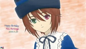 Rating: Safe Score: 0 Tags: 1girl blue_headwear blue_ribbon brown_hair character_name closed_mouth green_eyes hat heterochromia image looking_at_viewer neck_ribbon red_eyes ribbon short_hair solo souseiseki User: admin