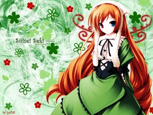 Rating: Safe Score: 0 Tags: 1girl blue_eyes dress drill_hair flower frills green_dress heterochromia image lolita_fashion long_hair long_sleeves looking_at_viewer red_eyes ribbon solo standing suiseiseki twin_drills twintails very_long_hair User: admin