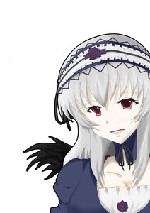 Rating: Safe Score: 0 Tags: 1girl auto_tagged black_wings detached_collar dress flower frills hairband image long_hair looking_at_viewer open_mouth rose silver_hair simple_background smile solo suigintou white_background wings User: admin