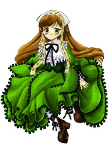 Rating: Safe Score: 0 Tags: 1girl artist_request bangs blush boots brown_hair corset dress drill_hair flat_chest frills full_body green_dress green_eyes hat heterochromia image lolita_fashion long_hair long_sleeves looking_at_viewer pantyhose red_eyes ribbon rozen_maiden shoes simple_background solo suiseiseki twin_drills twintails very_long_hair white_background User: admin