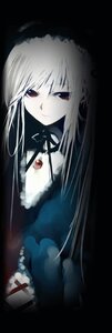 Rating: Safe Score: 0 Tags: 1girl closed_mouth dress frills image long_hair looking_at_viewer pale_skin red_eyes simple_background solo suigintou very_long_hair User: admin