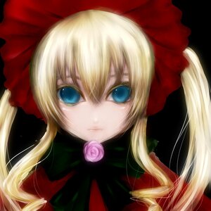 Rating: Safe Score: 0 Tags: 1girl blonde_hair blue_eyes bow face flower image long_hair looking_at_viewer pink_flower pink_rose portrait rose shinku sidelocks simple_background solo twintails User: admin