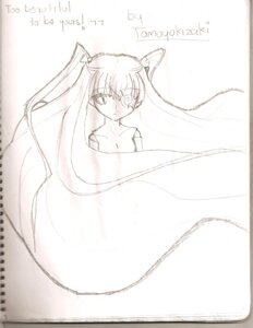 Rating: Safe Score: 0 Tags: 1girl auto_tagged bangs barasuishou collarbone dated image long_hair looking_at_viewer monochrome simple_background sketch solo twintails very_long_hair white_background User: admin