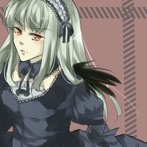 Rating: Safe Score: 0 Tags: 1girl bangs black_wings dress frills gothic_lolita hairband image lolita_fashion lolita_hairband long_hair long_sleeves puffy_sleeves ribbon silver_hair solo suigintou upper_body wings User: admin