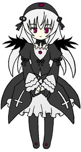 Rating: Safe Score: 0 Tags: 1girl black_wings cross dress expressionless frills full_body hairband image juliet_sleeves long_hair long_sleeves looking_at_viewer pink_eyes ribbon simple_background solo standing suigintou white_background wings User: admin