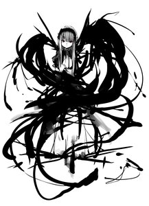 Rating: Safe Score: 0 Tags: 1girl akemi_homura choker dress greyscale hairband image long_hair looking_at_viewer monochrome ribbon simple_background solo suigintou white_background wings User: admin