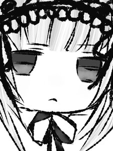 Rating: Safe Score: 0 Tags: greyscale hat image monochrome solo suigintou User: admin