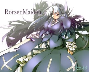 Rating: Safe Score: 0 Tags: 1girl breasts dress feathers frills hairband image juliet_sleeves large_breasts long_hair long_sleeves looking_at_viewer puffy_sleeves red_eyes rose silver_hair solo suigintou text_focus weapon white_background white_hair wings User: admin