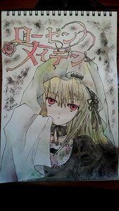 Rating: Safe Score: 0 Tags: 1girl bangs black_dress black_ribbon blonde_hair dress expressionless flower image long_hair long_sleeves looking_at_viewer red_eyes ribbon rose solo suigintou User: admin