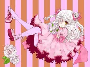 Rating: Safe Score: 0 Tags: 1girl bouquet dress eyepatch flower frills hair_flower hair_ornament image kirakishou long_hair pink_dress pink_flower pink_rose pink_theme rose smile solo striped striped_background two_side_up vertical_stripes white_flower white_rose yellow_eyes yellow_rose User: admin