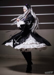 Rating: Safe Score: 0 Tags: 1girl black_dress black_footwear boots dress frills full_body gothic_lolita hairband high_heel_boots lolita_fashion long_hair long_sleeves profile solo standing suigintou very_long_hair wide_sleeves User: admin