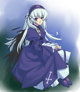 Rating: Safe Score: 0 Tags: 1girl black_wings dress frilled_sleeves frills full_body hairband image juliet_sleeves kamatori_pokari long_hair long_sleeves looking_at_viewer pink_eyes puffy_sleeves purple_eyes rozen_maiden silver_hair solo standing suigintou very_long_hair wings User: admin