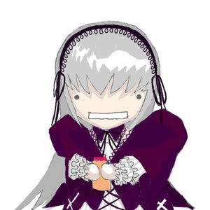 Rating: Safe Score: 0 Tags: 1girl chibi dress frills hairband image long_sleeves simple_background solo suigintou teeth white_background User: admin