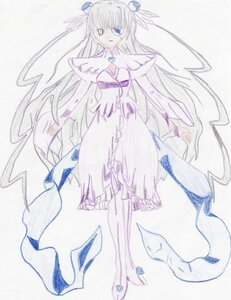 Rating: Safe Score: 0 Tags: 1girl barasuishou blue_eyes dress full_body gloves hair_ribbon image long_hair magical_girl ribbon solo striped thighhighs two_side_up ultimate_madoka vertical_stripes very_long_hair User: admin