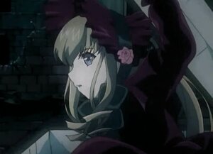 Rating: Safe Score: 0 Tags: 1girl blonde_hair blue_eyes bonnet bow flower image long_hair profile rose shinku solo upper_body User: admin