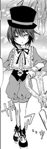 Rating: Safe Score: 0 Tags: 1girl bloomers capelet frills greyscale hat image monochrome nagae_iku ribbon shoes short_hair solo souseiseki underwear User: admin