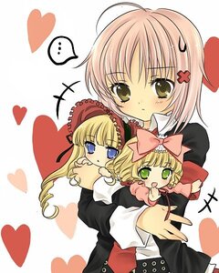 Rating: Safe Score: 0 Tags: ... 2girls 3girls blonde_hair blue_eyes blush bow green_eyes hair_bow heart long_sleeves multiple_girls open_mouth pink_bow short_hair siblings spoken_ellipsis spoken_heart User: admin