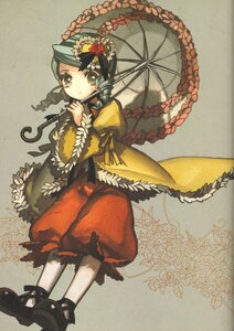 Rating: Safe Score: 0 Tags: 1girl absurdres aqua_hair dress drill_hair flower frills full_body green_eyes highres image kanaria long_hair long_sleeves looking_at_viewer rozen_maiden scan shoes solo standing umbrella wada_arco wide_sleeves User: admin