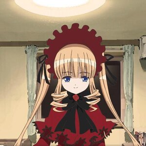 Rating: Safe Score: 0 Tags: 1girl blonde_hair blue_eyes bonnet bow bowtie dress drill_hair flower frills image long_hair long_sleeves looking_at_viewer red_dress rose shinku sidelocks smile solo twin_drills twintails User: admin