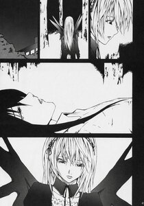 Rating: Safe Score: 0 Tags: 2girls comic doujinshi doujinshi_#81 dress greyscale hairband half-closed_eyes image long_hair monochrome multiple multiple_girls suigintou wings User: admin