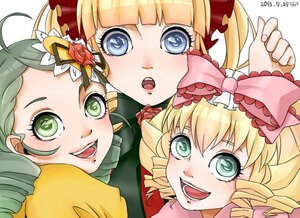 Rating: Safe Score: 0 Tags: 3girls ahoge blonde_hair blue_eyes bow drill_hair flower green_eyes green_hair hair_bow hina_ichigo image kanaria long_hair looking_at_viewer multiple multiple_girls open_mouth pink_bow ringlets shinku smile tagme twin_drills User: admin