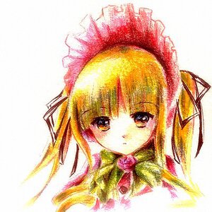 Rating: Safe Score: 0 Tags: 1girl bangs blonde_hair eyebrows_visible_through_hair flower hair_ribbon image long_hair looking_at_viewer portrait red_flower red_rose ribbon rose shinku simple_background solo white_background User: admin