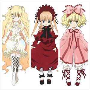 Rating: Safe Score: 0 Tags: 3girls blonde_hair blue_eyes boots bow cross-laced_footwear dress frills full_body green_eyes hina_ichigo image long_hair long_sleeves looking_at_viewer multiple multiple_girls pink_bow ribbon shinku standing tagme twintails User: admin