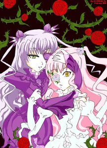 Rating: Safe Score: 0 Tags: 2girls barasuishou dress eyepatch flower frills image kirakishou long_hair multiple_girls pink_hair red_flower red_rose rose solo thorns vines yellow_eyes User: admin