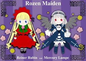 Rating: Safe Score: 0 Tags: 2girls black_wings blonde_hair blue_eyes bow dress flower frills hairband image long_hair long_sleeves looking_at_viewer multiple_girls pair red_eyes rose shinku silver_hair smile suigintou twintails very_long_hair wings User: admin