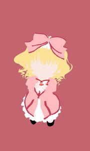 Rating: Safe Score: 0 Tags: 1girl animated animated_gif blonde_hair bow hat heterochromia hinaichigo image lowres neta pink_bow red_background rozen_maiden shorts simple_background solo souseiseki what User: admin