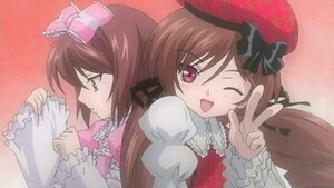 Rating: Safe Score: 0 Tags: 2girls ;d bow brown_hair dress drill_hair frills hat image lolita_fashion long_hair long_sleeves multiple_girls non-web_source one_eye_closed open_mouth pair red_eyes red_hair ribbon rozen_maiden screencap short_hair siblings sisters smile souseiseki suiseiseki twin_drills twins twintails v User: admin