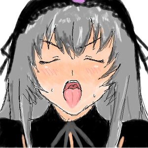 Rating: Safe Score: 0 Tags: 1girl auto_tagged blush closed_eyes grey_hair image oekaki open_mouth saliva simple_background solo suigintou tongue tongue_out User: admin