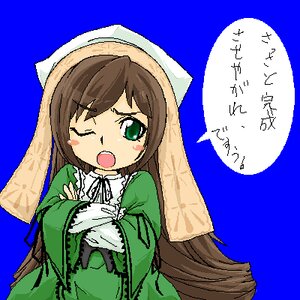 Rating: Safe Score: 0 Tags: 1girl blue_background brown_hair dress green_dress green_eyes head_scarf image long_hair long_sleeves oekaki one_eye_closed open_mouth simple_background solo suiseiseki tears very_long_hair User: admin