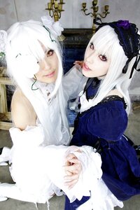 Rating: Safe Score: 0 Tags: 2girls 3d dress frills gothic_lolita hairband lips lolita_fashion long_sleeves looking_at_viewer multiple_cosplay multiple_girls photo red_eyes siblings sisters suigintou tagme white_hair User: admin
