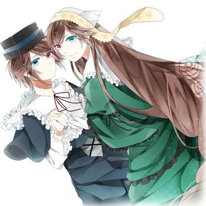 Rating: Safe Score: 0 Tags: 2girls brown_hair dress frills green_dress green_eyes hat heterochromia holding_hands image interlocked_fingers long_hair long_sleeves looking_at_viewer multiple_girls pair red_eyes short_hair siblings sisters smile souseiseki suiseiseki top_hat twins very_long_hair User: admin