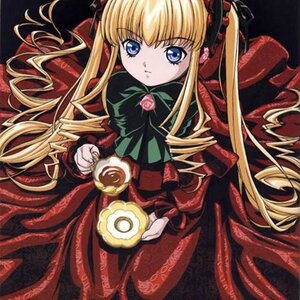 Rating: Safe Score: 0 Tags: 1girl blonde_hair blue_eyes blush bow bowtie cup dress drill_hair flower holding_cup image long_hair long_sleeves looking_at_viewer pink_rose red_dress rose saucer shinku sidelocks sitting solo tea teacup very_long_hair User: admin
