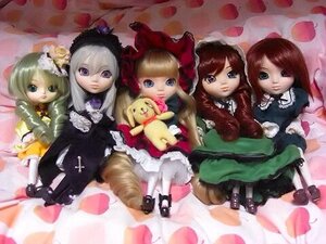 Rating: Safe Score: 0 Tags: 6+girls blonde_hair blue_eyes bow brown_hair doll dress frills green_eyes green_hair hat hina_ichigo kanaria long_hair multiple_dolls multiple_girls pink_bow shinku silver_hair souseiseki suigintou suiseiseki tagme User: admin