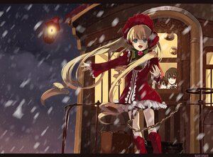 Rating: Safe Score: 0 Tags: 2girls 3girls bad_id bad_pixiv_id blonde_hair blue_eyes bonnet doll_joints dress ground_vehicle heterochromia image joints long_hair long_sleeves lowe_(slow) multiple_girls red_dress red_eyes rozen_maiden shinku siblings sisters snow solo souseiseki standing suiseiseki train twins twintails very_long_hair User: admin