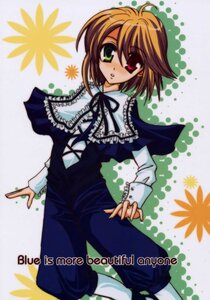 Rating: Safe Score: 0 Tags: 1girl brown_hair doujinshi doujinshi_#32 dress frills green_eyes heterochromia image long_sleeves looking_at_viewer multiple red_eyes short_hair solo standing suigintou User: admin